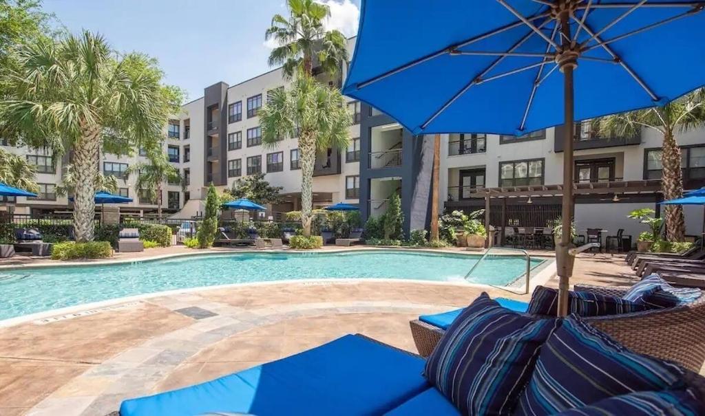 Modern Galleria Apt-Freeparking-Pool-Fast Wifi-Med Ctr ฮูสตัน ภายนอก รูปภาพ